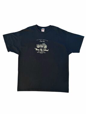 The Great American Road Trip Kona Big Island of Hawaii Motorcycle T-Shirt 2XL